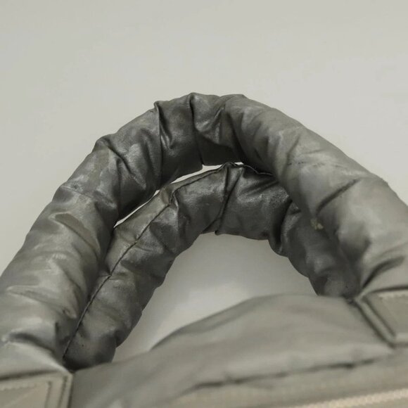 CHANEL Cococoon Tote Bag Nylon Gray Silver CC Auth - Picture 8 of 15